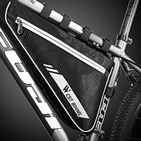 4 L Bike Frame Bag Top Tube Reflective Waterproof Portable Bike Bag PVC(PolyVinyl Chloride) Polyster Bicycle Bag Cycle Bag Outdoor Exercise Bike / Bicycle miniinthebox