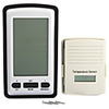 4" LCD Wireless Out/Indoor Weather Station with Clock and Outdoor Temperature Sensor (2 AA)
