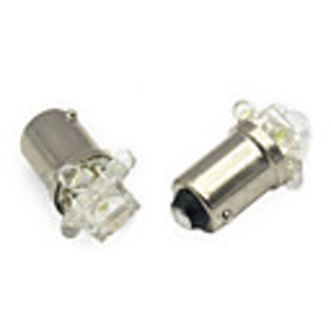 4-LED White Bulbs (2pcs, 24V)