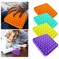4 pcs Fidget Toy Push Bubble Fidget Sensory Toy Autism Special Needs Stress Reliever And Increase Focus Soft Anti-stress Toy miniinthebox