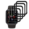 4 PCS V-eight Protective Film Compatible with Apple Watch Series 3/2/1 38mm scratchproof bubble free easy application Soft protective film Full coverage miniinthebox