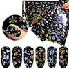 4 pcs 3D Nail Stickers Water Transfer Sticker Santa Suits / Creative nail art Manicure Pedicure Eco-friendly / Water Resistant / Best Quality Romantic / Fashion Christmas / Daily