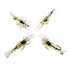 4 pcs Fishing Lures Soft Bait Lure Packs Craws / Shrimp Luminous Bass Trout Pike Sea Fishing Freshwater Fishing Bass Fishing Silicon
