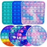 4 pcs Funny Pops it Fidget Toy Antistress Toys For Adult Children Push Bubble Figet Sensory Toy Squishy Jouet Pour Autiste anti-stress miniinthebox
