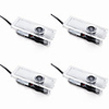 4 Pcs LED Logo Light Shadow Projector Car Door LED Light for Audi