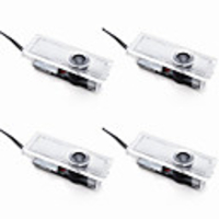 4 Pcs LED Logo Light Shadow Projector Car Door LED Light for Audi