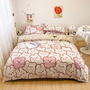 4-Piece Cartoon Duvet Cover Set Hotel Bedding Sets Comforter Cover,  Include 1 Duvet Cover,  1 Flat sheet, 2 Pillowcases for Double/Full/King(1 Pillowcase for Single) miniinthebox