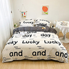 4-Piece Duvet Cover Set Hotel Bedding Sets Comforter Cover,  Include 1 Duvet Cover,  1 Flat sheet, 2 Pillowcases for Double/Full/King(1 Pillowcase for Single) miniinthebox