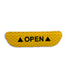 4 pieces / set of door stickers safety pvc reflective tape warning signs door stickers accessories fluorescent drill