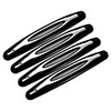 4 piezas Protector lateral de la puerta del coche tiras de parachoques adhesivo decorativo Anti-colisin Barra de choque