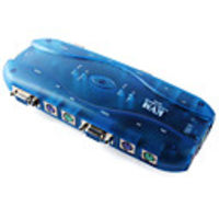 4 Port Auto USB 2.0 VGA KVM Switch