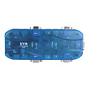4-Port Digital Switch KVM with 4-Set KVM Cables