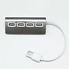 4 Port Hub Aluminum Alloy 1 / 4 High Speed Hub Usb 2.0 Hub