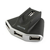 4 Port USB 2.0 Hub (Black)