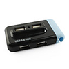 4 Port USB 2.0 Hub (Black)