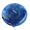 4-Port USB 2.0 Hub with AC Power Supply Blue