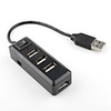 4 Port USB 2.0 HUB with Switch High Speed Transfer Rate: 480Mbps