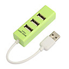 4-Port USB 2.0 Mini Hub (Green)