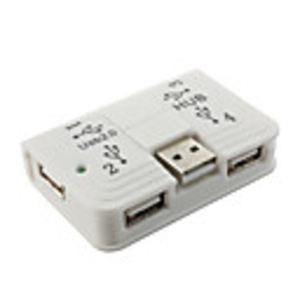 4 Port USB 2.0 Mini Hub (White)
