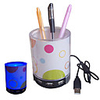 4 Port USB Hub Pen Holder with LED Light (CEG214)