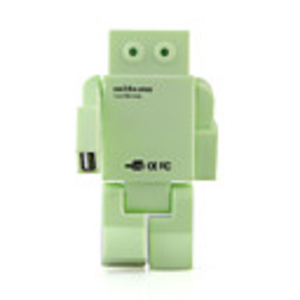 4-Port USB Robot Hub (Green)