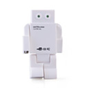 4-Port USB Robot Hub (White)