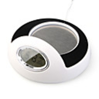 4 Ports USB HUB Cup Warmer Heater with Clock Calendar