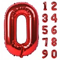 40 inch black large numbers 0-9 birthday party decorations helium foil mylar big number balloon digital 1