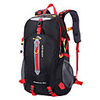 40 L Hiking Backpack Breathable Rain Waterproof Wear Resistance Outdoor Hiking Camping School Nylon Black Red Blue