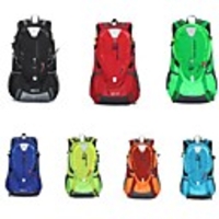 40 L Hiking Backpack Sports Leisure Bag Rucksack Waterproof Zipper Comfortable Outdoor Hiking Outdoor Exercise Nylon Orange Dark Blue Green