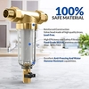 40 Micron Reusable Whole House Spindown Pre Sediment Water Filter Water Pre-Filter System Brass Filter BPA Free Size 1 to 3/4