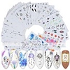 40 pcs Full Nail Stickers nail art Manicure Pedicure Creative Nail Decals Daily Wear / Festival