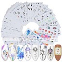 40 pcs Full Nail Stickers nail art Manicure Pedicure Creative Nail Decals Daily Wear / Festival