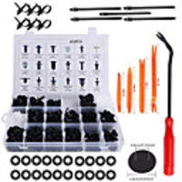 415pcs Bumper Retainer Clips Car Plastic Rivets Fasteners Push Retainer Kit Most Popular Sizes Auto Push Pin Rivets Set -Door Trim Panel Fender Clips for GM Ford Toyota Honda Chrysle