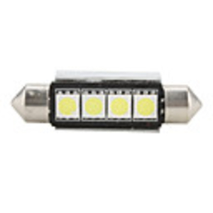 42mm 4 SMD LED White Light Bulb