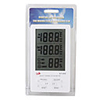 4.3" Digital LCD Humidity/Hygrometer and Thermometer with Extra Sensor Cable (1 AAA included)