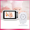 4.3-inch Wireless Video Baby Monitor Nursing Instrument Necessary Monitoring Equipment For Elderly Infant Safety Intercom Night Vision Baby Music Led Temperature Monitoring