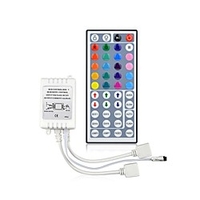 44 keys DC12V Double Connector Output Infrared Remote Control RGB Controller Lamp 10 Meters 3528 2835 5050 Dimming LED Light Strip BATTERY INCLUDED