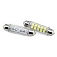 44MM 15x3020 SMD 1.5W LED Car Festoon Light DC 12V (2 pieces)