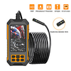 4.5 Ips Scherm Dual Lens Industrile Endoscoop 2.0 Mp Boring Snake Scope Camera IP68 Rioolbuis Drain Inspectie Camera met 8 Led miniinthebox