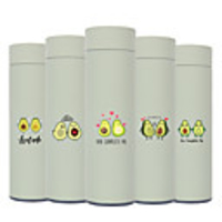 450 ml Cartoon Avocado Thermos Water Bottle Classical Stainless Steel Tumbler thermo Tea Cup Colorful Cafe Mugs Tea Flask