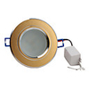4.5W 5730 SMD 8-LED 400LM Warm White Ceiling Spot Light Bulb Gold (Sanded,  Frosted Glass Cover)