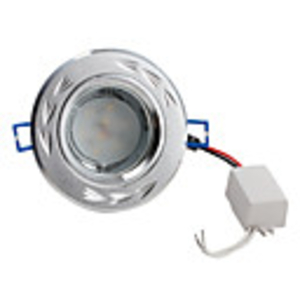 4.5W 5730 SMD 8-LED 400LM Warm White Ceiling Spot Light Bulb (Sanded,  Half Frosted Glass Cover)