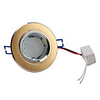 4.5W 5730 SMD 8-LED 400LM White Ceiling Spot Light Bulb Gold (Sanded,  Half Frosted Glass Cover)