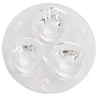 48.16mm 3-LED Reflector for Cree Emitters (Glass-like Plastic)