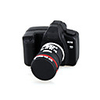 4GB Camera Style USB Stick (Black)