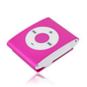4GB Fashion Design With Clip MP3 Player Purple