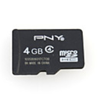 4GB PNY Micro SDHC/TF Memory Card Class 4