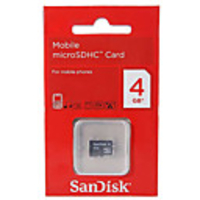 4GB SanDisk/TransFlash SDHC TF Memory Card