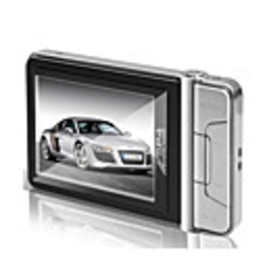 4GB Silver MP4 / MP3 Player/1.3M Pixel 2.4" LCD,  Metal casing, SD Slot